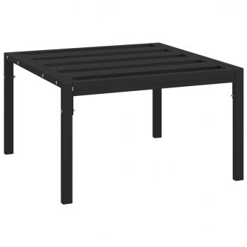 Garten-Couchtisch Schwarz 60x60x35 cm Stahl