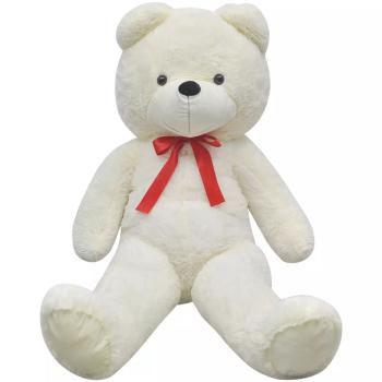 Weicher XXL-Plüsch-Teddybär Weiß 85 cm