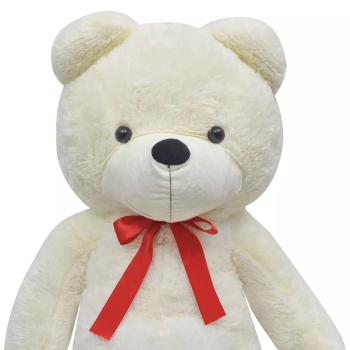 Weicher XXL-Plüsch-Teddybär Weiß 85 cm