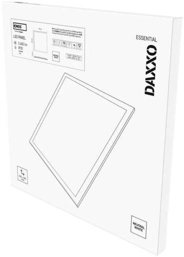 EMOS DAXXO ZB2414 LED-Einbauleuchte, quadratisch, 36W, 3600lm, 600x600mm, weiß (1544103621)