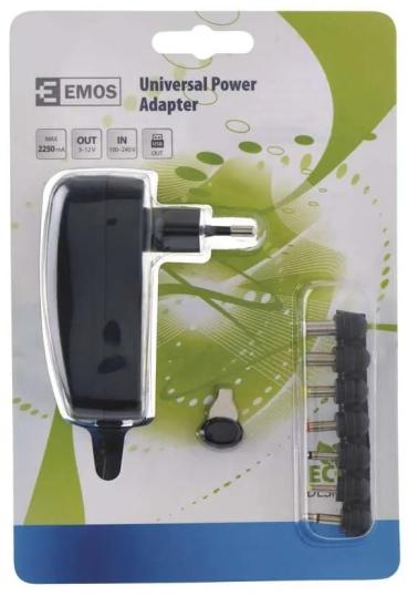 EMOS N3113 Netzteil 2250 mA, universal, schaltend, Adapterstecker (1703225021)