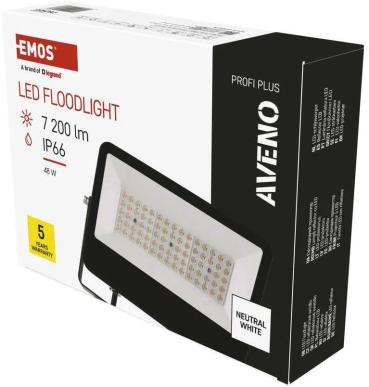 EMOS AVENO ZS2433 LED-Strahler, schwarz, 48W, neutralweiß (1531243300)