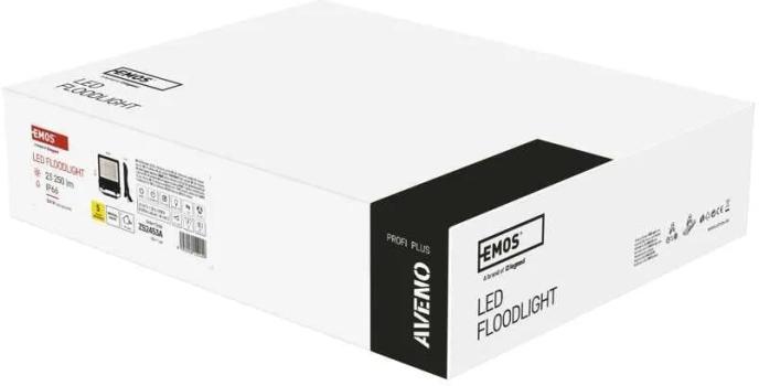 EMOS AVENO ZS2453A LED-Strahler, schwarz, 150W, 23250lm, neutralweiß (1531245310)