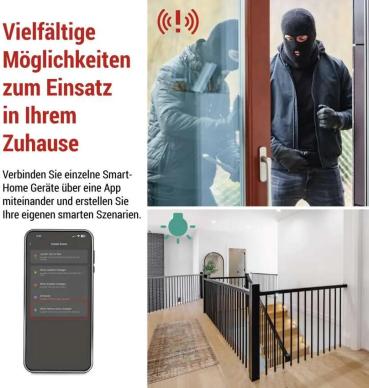 EMOS H5020 GoSmart PIR Bewegungssensor IP-2210Z, IP20, ZigBee, weiß (3069052010 )