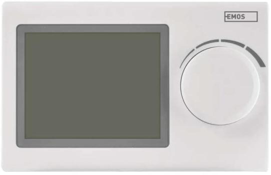 EMOS P5604 Raumthermostat, manuell, verkabelt, 8A, weiß (2101106000)