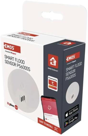 EMOS P56000S GoSmart Wasserleckalarm ZigBee, weiß (2104104000)