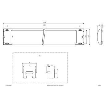 EVN LED Anbauleuchte - Länge: 1213mm IP20 - 220-240V, 48W, 5268lm, 3000K, weiß (L12134802W)