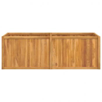 Hochbeet 150x50x50 cm Massivholz Teak 