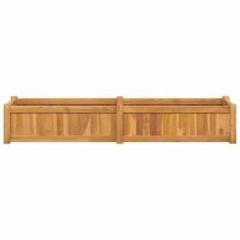 Hochbeet 150x30x25 cm Massivholz Teak 