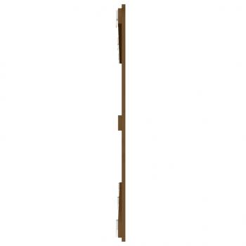 Wand-Kopfteil Honigbraun 159,5x3x90 cm Massivholz Kiefer