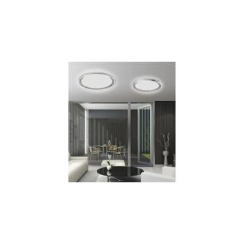 Paul Neuhaus Q-Vito LED-Deckenleuchte, 39W, 4000lm, Smart Home, silber (8416-55)