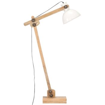 Stehlampe Weiß Mango Massivholz E27