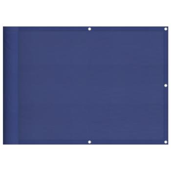 Balkon-Sichtschutz Blau 75x1000 cm 100 % Polyester-Oxford