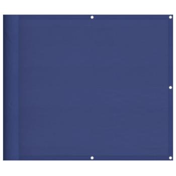 Balkon-Sichtschutz Blau 90x800 cm 100 % Polyester-Oxford