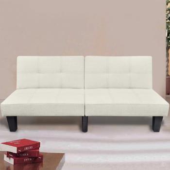 ARDEBO.de - Schlafsofa Verstellbar Beige