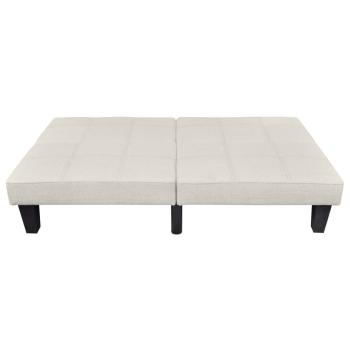 Schlafsofa Verstellbar Beige