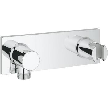 ARDEBO.de GROHE Grohtherm F Wandanschlussbogen, intgrierter Brausehalter, für 35034000, ohne Rohbauset, chrom (26878000)