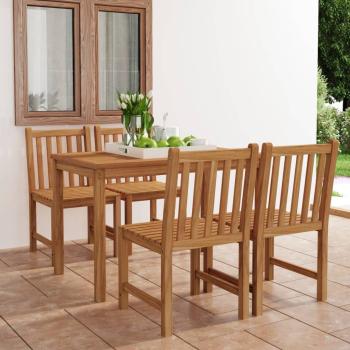 ARDEBO.de - 5-tlg. Garten-Essgruppe Teak Massivholz