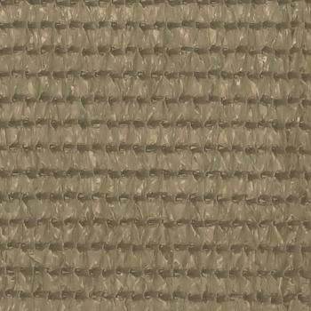 Zeltteppich Taupe 400x800 cm HDPE