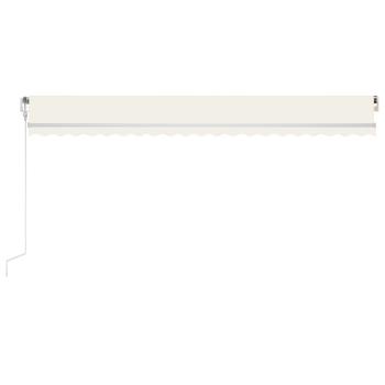 Markise Automatisch Einziehbar 500x300 cm Creme