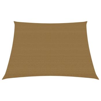 Sonnensegel 160 g/m² Taupe 4/5x3 m HDPE