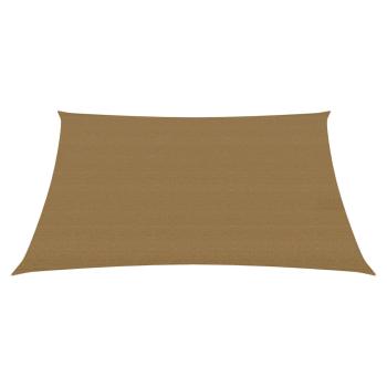 Sonnensegel 160 g/m² Taupe 4/5x3 m HDPE