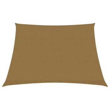 Sonnensegel 160 g/m² Taupe 4/5x4 m HDPE