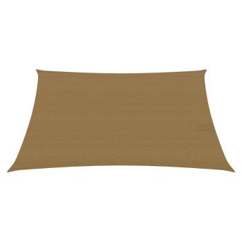 Sonnensegel 160 g/m² Taupe 4/5x4 m HDPE