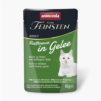 ARDEBO.de Animonda Cat vom Feinsten Raffinesse in Gelee Adult reich an Huhn mit Wild 85g 