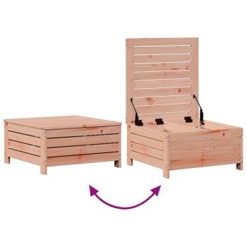 3-tlg. Garten-Lounge-Set mit Kissen Massivholz Douglasie