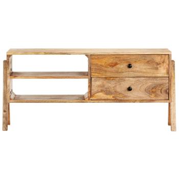 TV-Schrank 97 x 35 x 47 cm Massivholz Mango