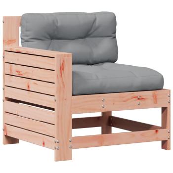 8-tlg. Garten-Lounge-Set mit Kissen Massivholz Douglasie