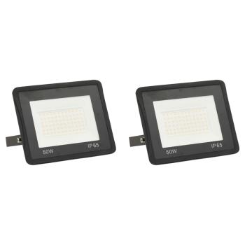 ARDEBO.de - LED-Fluter 2 Stk. 50W Kaltweiß