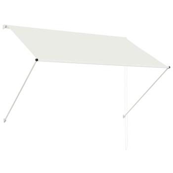 ARDEBO.de - Einziehbare Markise 200×150 cm Creme