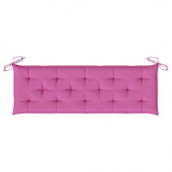 Gartenbank-Auflage Rosa 150x50x7 cm Oxford-Gewebe