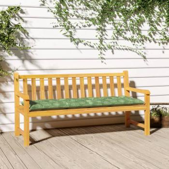 ARDEBO.de - Gartenbank-Auflage Blattmuster 150x50x7 cm Oxford-Gewebe