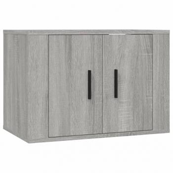 4-tlg. TV-Schrank-Set Grau Sonoma Holzwerkstoff