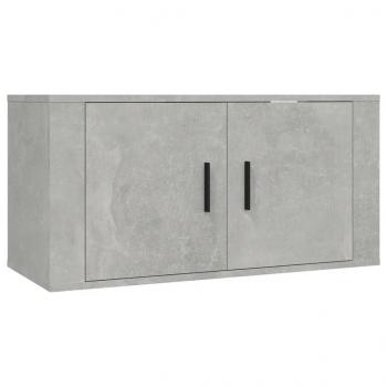 3-tlg. TV-Schrank-Set Betongrau Holzwerkstoff