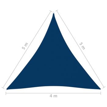 Sonnensegel Oxford-Gewebe Dreieckig 4x5x5 m Blau