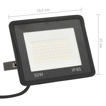 LED-Fluter 2 Stk. 50W Warmweiß