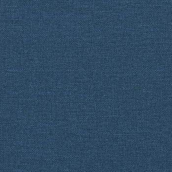 Sofa 2-Sitzer Blau Stoff