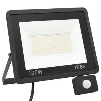 LED-Fluter mit Sensor 100 W Warmweiß