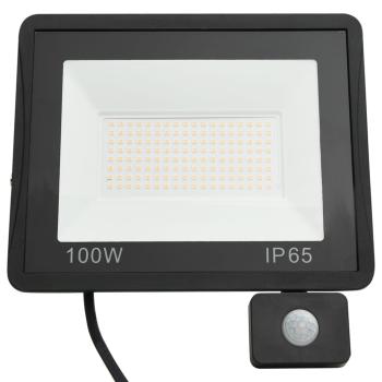 LED-Fluter mit Sensor 100 W Warmweiß