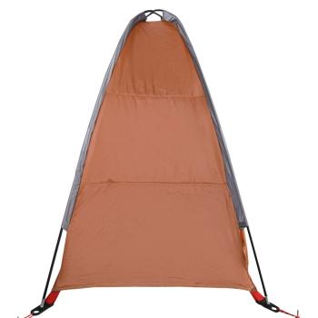 Camping-Organizer-Zelt 9 Fächer Grau Orange Wasserdicht