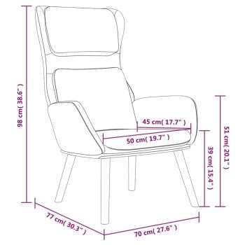 Relaxsessel mit Hocker Dunkelgrün Samt