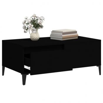 Couchtisch Schwarz 90x50x36,5 cm Holzwerkstoff