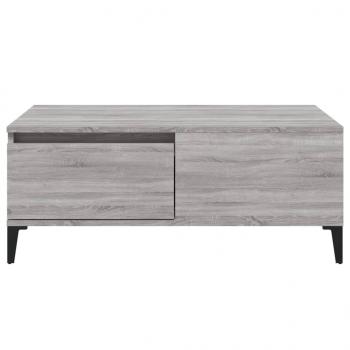 Couchtisch Grau Sonoma 90x50x36,5 cm Holzwerkstoff