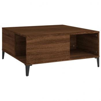 Couchtisch Braun Eichen-Optik 80x80x36,5 cm Holzwerkstoff