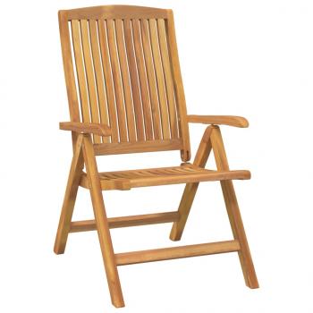 5-tlg. Garten-Lounge-Set Massivholz Teak 