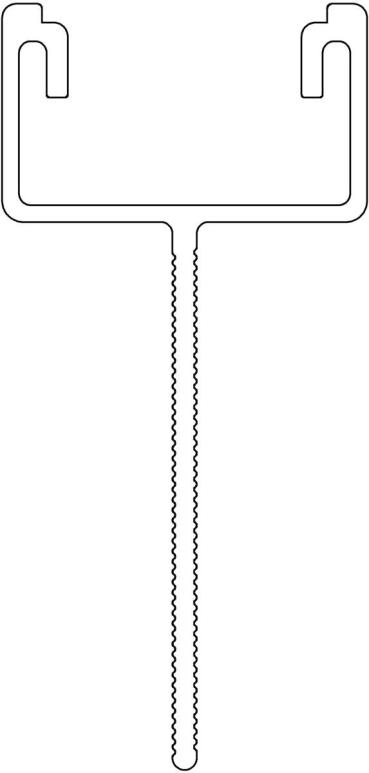 K2 Systems WallPV FacadeRail, Länge: 4,0 m, Aluminium, silber (2004310)